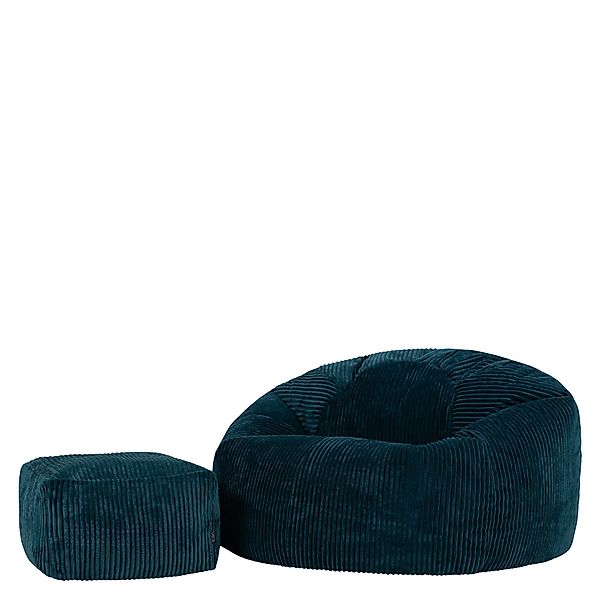 icon Sitzsack Erwachsene XXL mit Hocker günstig online kaufen