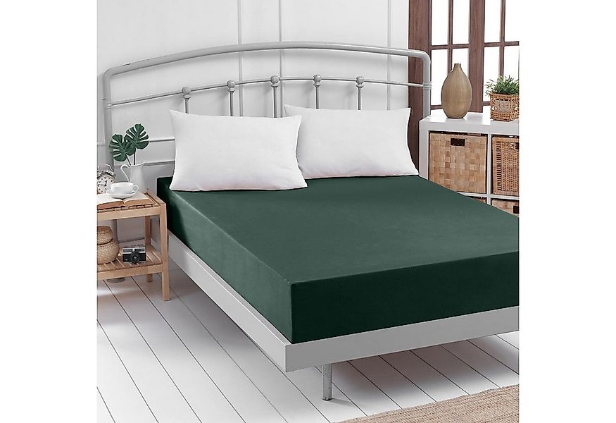 TRAUMSCHLAF Spannbettlaken Feinbiber Boxspring, Biber, Gummizug: Rundumgumm günstig online kaufen