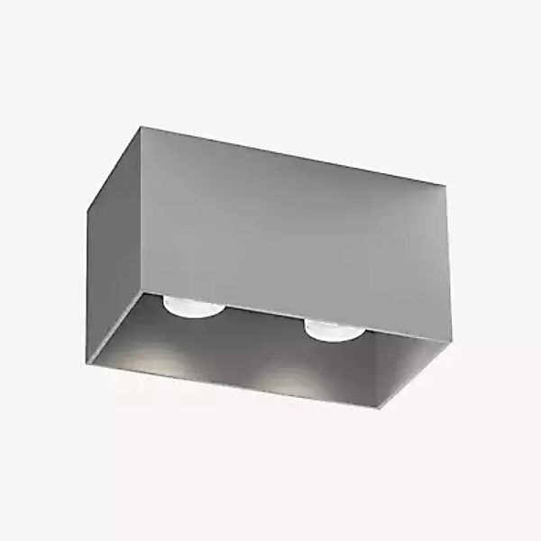 Wever & Ducré Box 2.0 Deckenleuchte LED, aluminium - 3.000 K günstig online kaufen