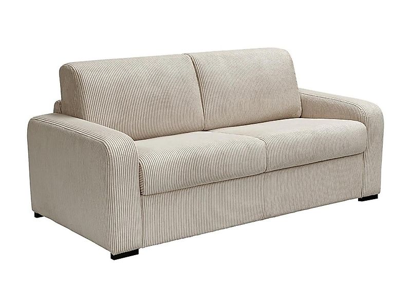 Schlafsofa mit Matratze 3-Sitzer- Liegefläche 140 cm - Matratze 16 cm - Cor günstig online kaufen