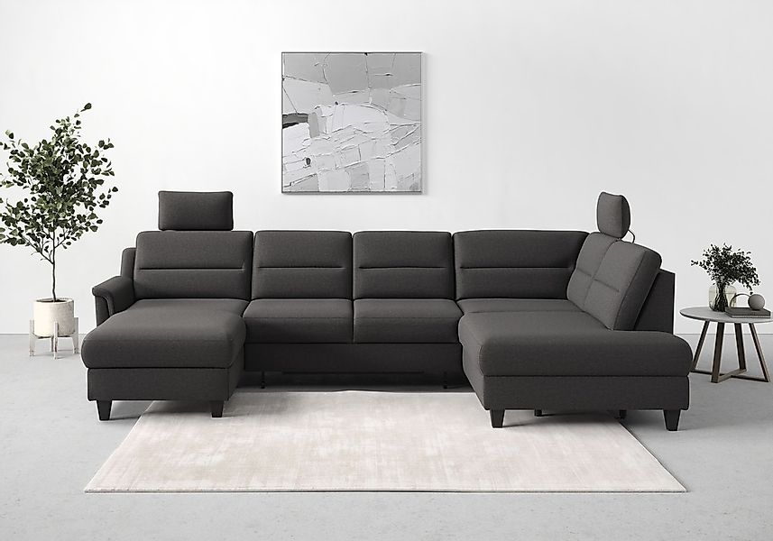 sit&more Wohnlandschaft "Farö U-Form" inklusive Federkern, wahlweise mit Be günstig online kaufen