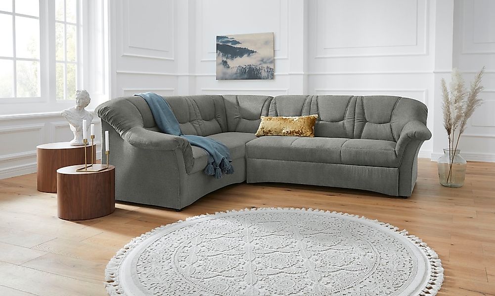 DOMO collection Ecksofa "Sarafina zeitlos und komfortabel, optional mit Fed günstig online kaufen