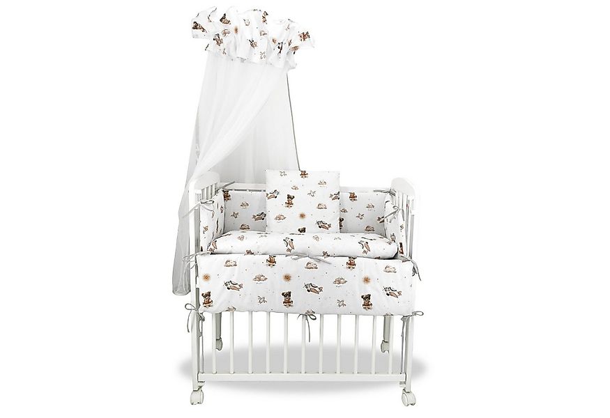 Baby-Delux Beistellbett Babybett Teddy Pilot Beige, Stillbett 90x40 weiß hö günstig online kaufen