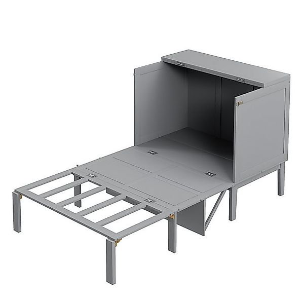 Gotagee Schrankbett Schrankbett Wandklappbett 90x200cm Jugendbett Holzbett günstig online kaufen