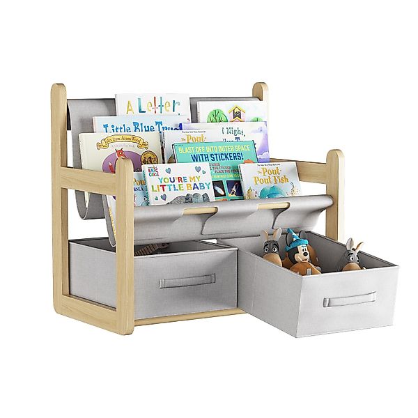 radelldar Kinderregal Kinderbüchregal mit 2 offenen günstig online kaufen