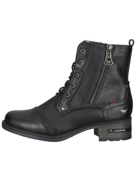 MUSTANG Stiefelette Lederimitat . Schnürstiefelette günstig online kaufen