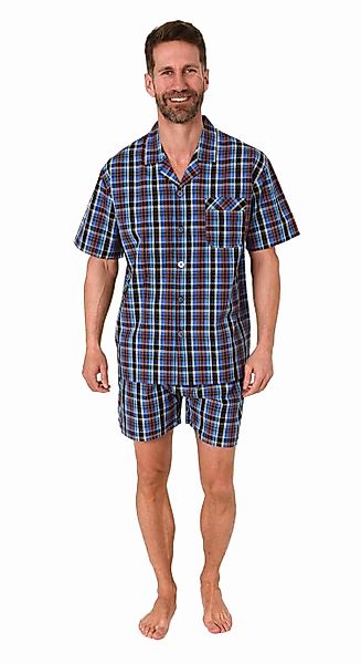Normann Pyjama Herren Schlafanzug Shorty Pyjama günstig online kaufen