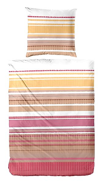 Primera Bettwäsche Perkal-Bettwäsche Summer Stripe, Perkal, günstig online kaufen