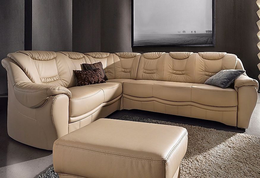 sit&more Ecksofa "Benson L-Form", wahlweise mit Bettfunktion günstig online kaufen