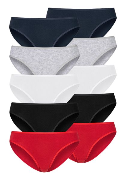 petite fleur Bikinislip 10er-Pack, aus elastischer Baumwolle günstig online kaufen