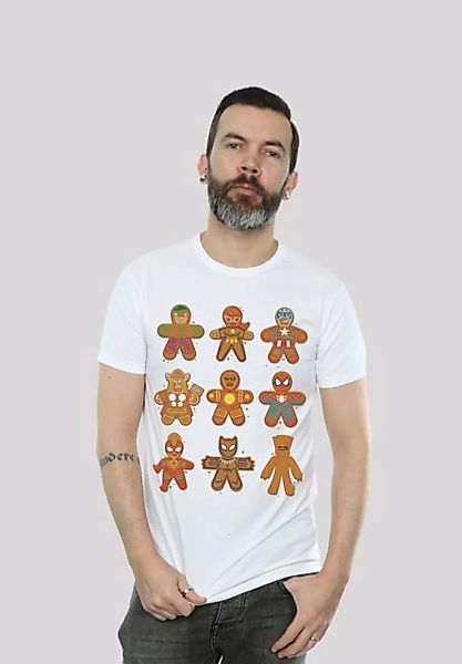 F4NT4STIC T-Shirt Marvel Universe Christmas Lebkuchen Avengers Print günstig online kaufen