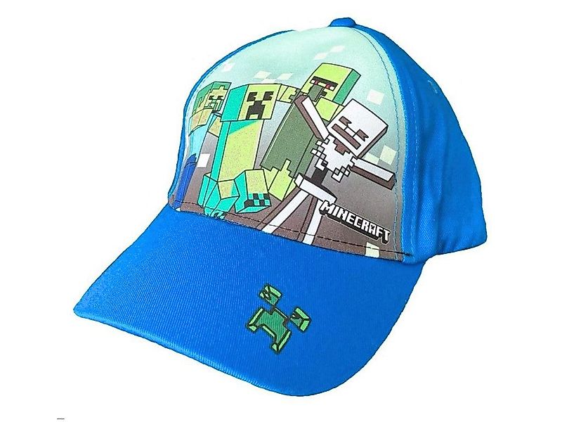 Minecraft Baseball Cap Basecap blau oder günstig online kaufen