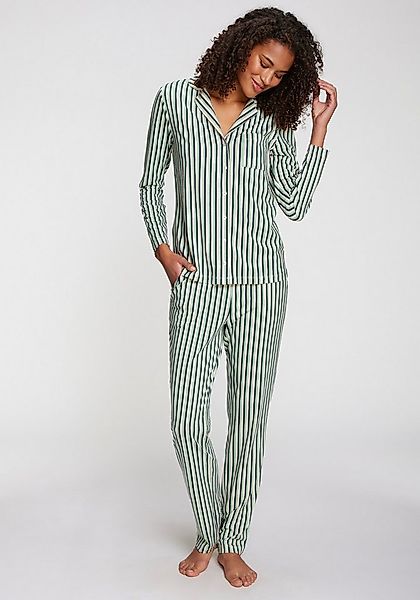 s.Oliver Pyjamaoberteil mit schönem Alloverprint günstig online kaufen