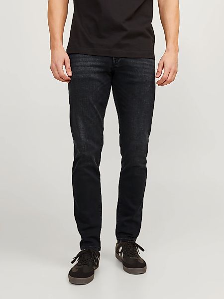 Jack & Jones Slim-fit-Jeans "JJIGLENN – Jeans mit Gürtelschlaufen und Used- günstig online kaufen