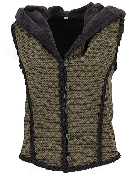 Guru-Shop Langjacke Kurze Goa Weste mit günstig online kaufen