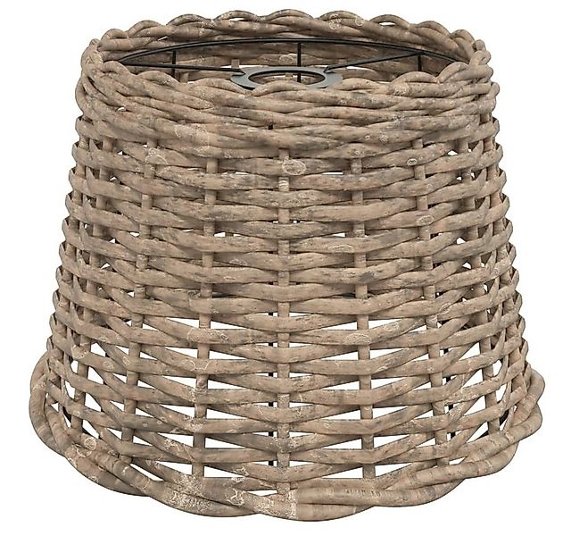 vidaXL Lampenschirm Lampenschirm Braun Ø30x20 cm Korbweide günstig online kaufen
