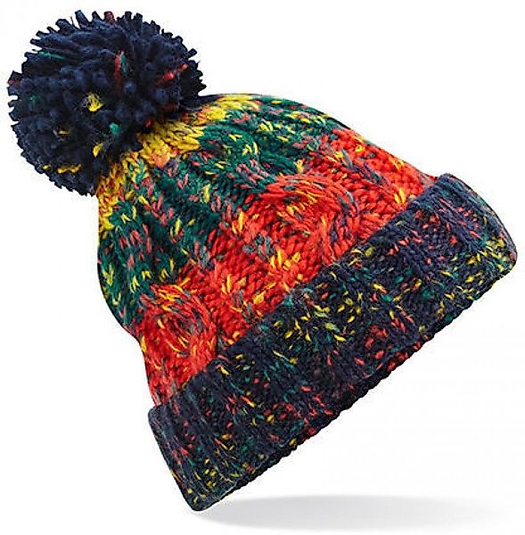 Beechfield® Bommelmütze Corkscrew Pom Pom Beanie günstig online kaufen