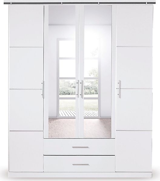 rauch Drehtürenschrank "Micro", mit eleganten Aufleistungen und praktischen günstig online kaufen