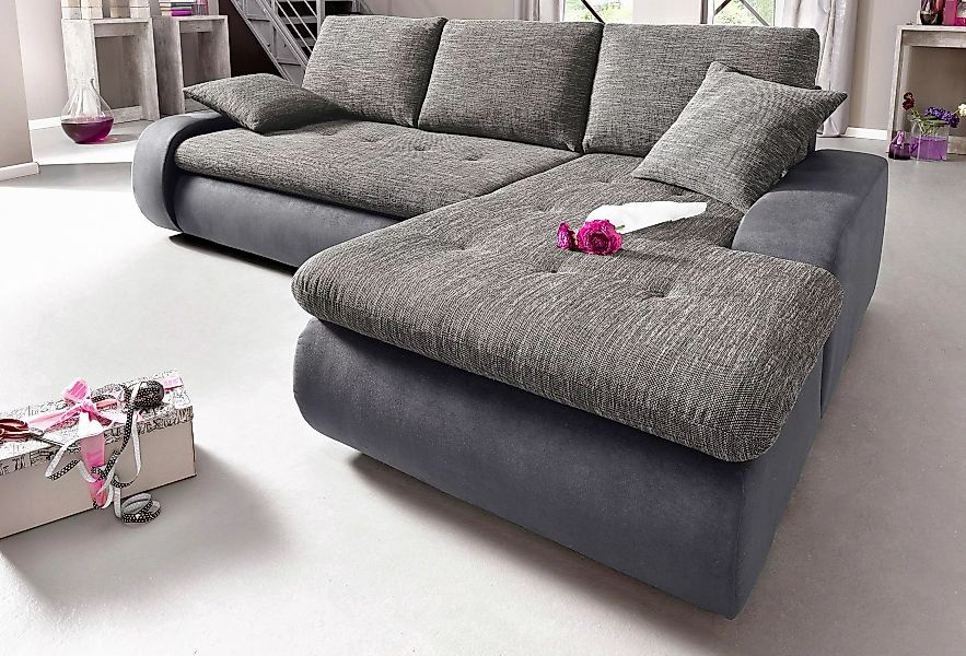 TRENDMANUFAKTUR Ecksofa "Indie, L-Form", wahlweise XL oder XXL günstig online kaufen