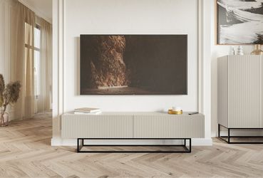 Selsey TV-Schrank VELDIO mit Lamellenfronten und günstig online kaufen