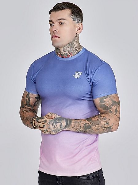 Siksilk T-Shirt SikSilk Herren Lila-Pink Verlauf T-Shirt günstig online kaufen