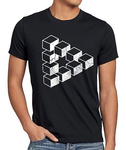 style3 T-Shirt Cube Big Sheldon würfel Escher the big bang theory cooper ba günstig online kaufen