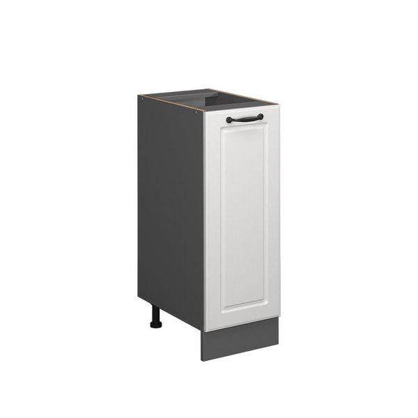 Vicco Apothekerschrank R-Line, Weiß Landhaus/Anthrazit, 30 günstig online kaufen