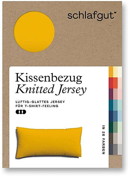 Schlafgut Kissenbezug Knitted Jersey aus Bio-Baumwolle günstig online kaufen