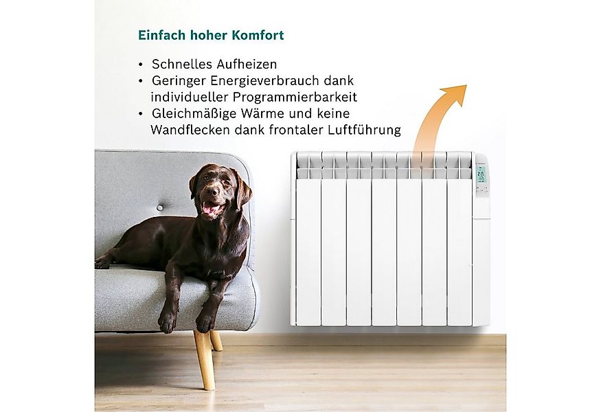 BOSCH Ölradiator Heat Radiator 5500, 1000 W, Elektroheizung mit Digitalanze günstig online kaufen