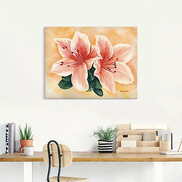 Artland Wandbild »lachsfarbene Lilien«, Blumen, (1 St.) günstig online kaufen