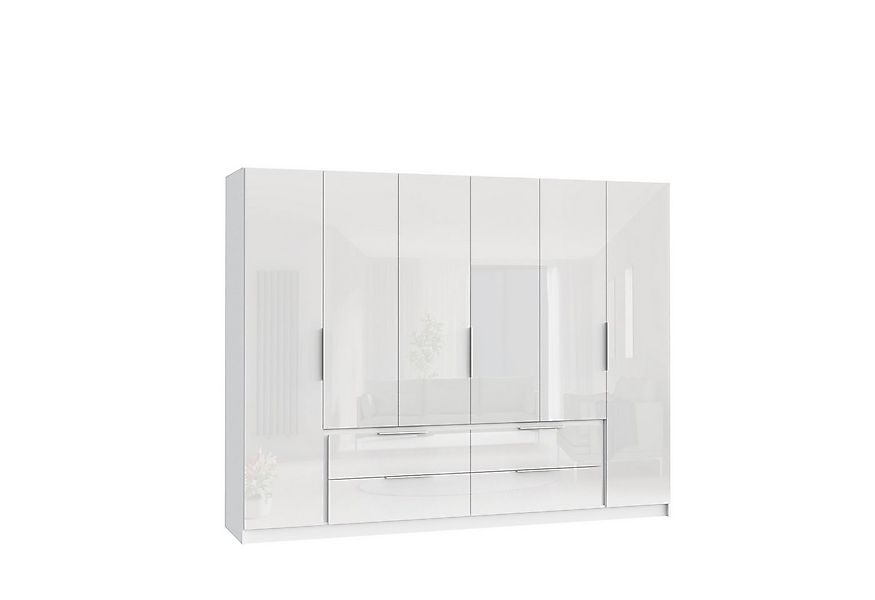 freiraum Kleiderschrank Luano (BxHxT: 269,7x210,5x60 cm) in weiß mit 4 Schu günstig online kaufen