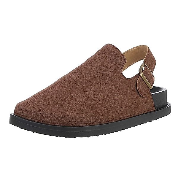 Ital-Design Damen Mules Freizeit Riemchensandalette (88828381) günstig online kaufen