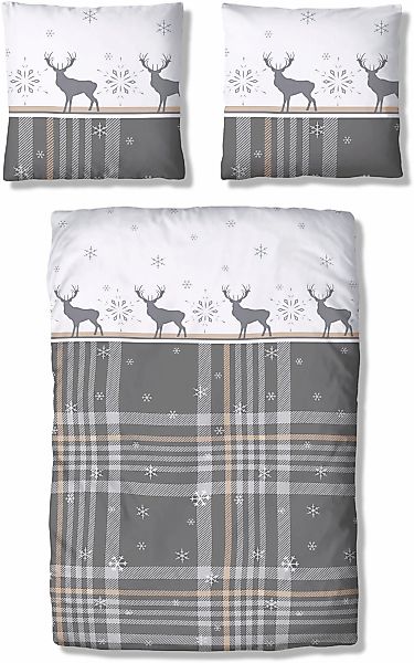 my home Bettwäsche »Wenda«, in Qualitäten PolyCotton (kühlend) + Biber (wär günstig online kaufen