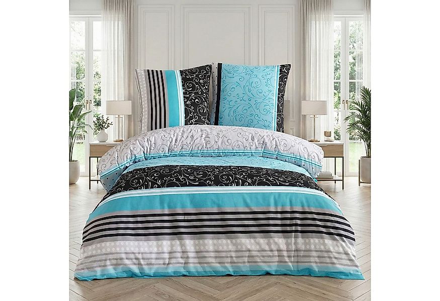 Buymax Bettwäsche Sara, Renforcé: 100% Baumwolle, 3 teilig, 200x220 cm, mit günstig online kaufen