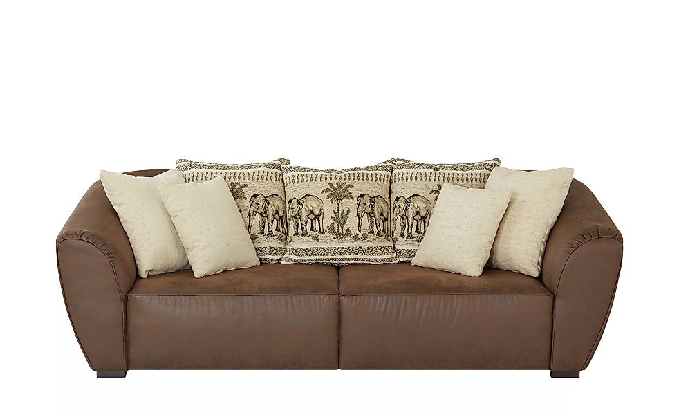 Big Sofa  Kenia ¦ braun ¦ Maße (cm): B: 250 H: 81 T: 106 Polstermöbel > Sof günstig online kaufen