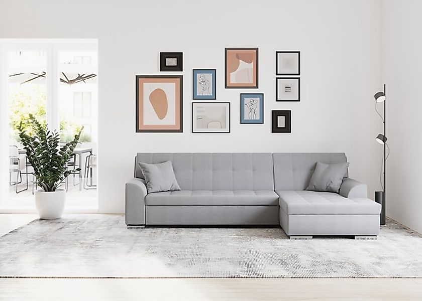 DOMO collection Ecksofa »Treviso viele Bezüge, auch in Cord, L-Form, B/T/H: günstig online kaufen