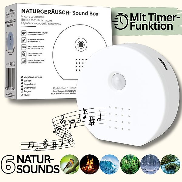 GREEN GUARDIA Wanddekoobjekt Vogelgezwitscher Soundbox I günstig online kaufen