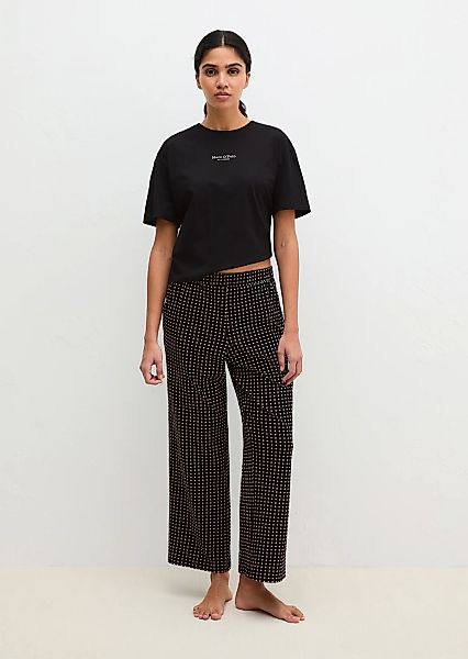 Marc OPolo Pyjama "Mix N Match Cotton" 2 tlg. Shirt mit kurzem Arm, Hose ge günstig online kaufen