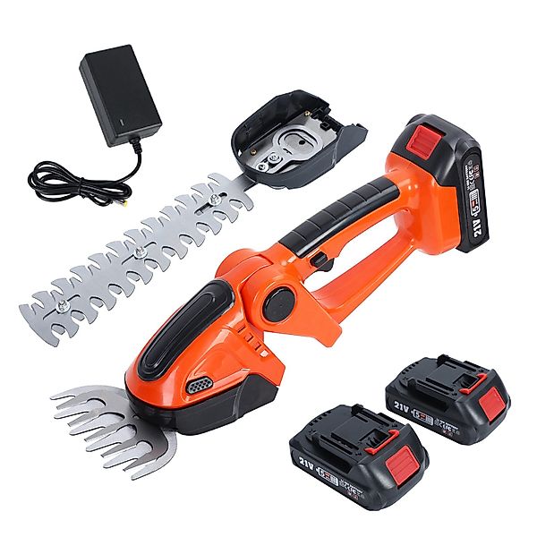 Rutaqian Akku-Strauchschere 2 in 1 Mini-Heckenschere günstig online kaufen