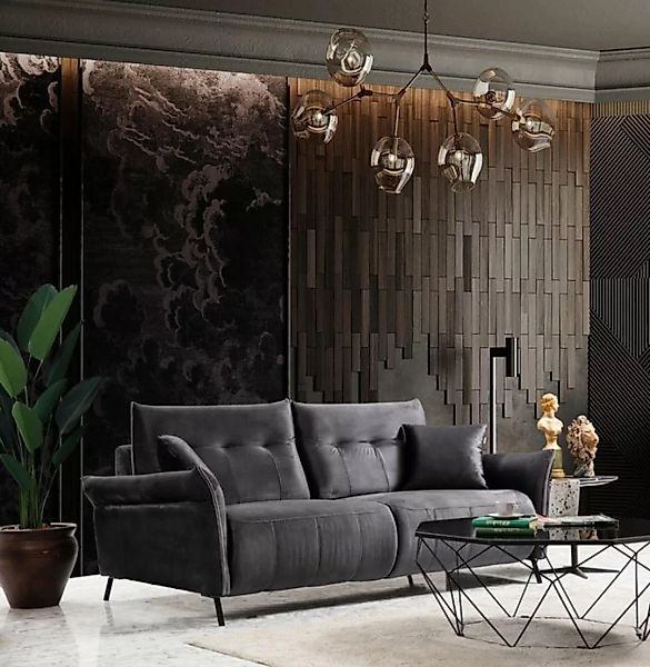 JVmoebel 3-Sitzer Luxus Modern Sofa Wohnzimmer Polster Textil Möbel Couch N günstig online kaufen
