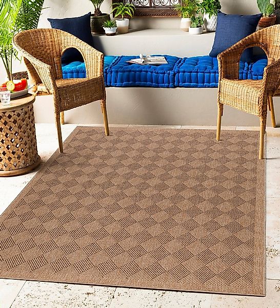Carpettex Outdoorteppich Vintage Design, Läufer, Höhe: 5 mm, Outdoor Teppic günstig online kaufen