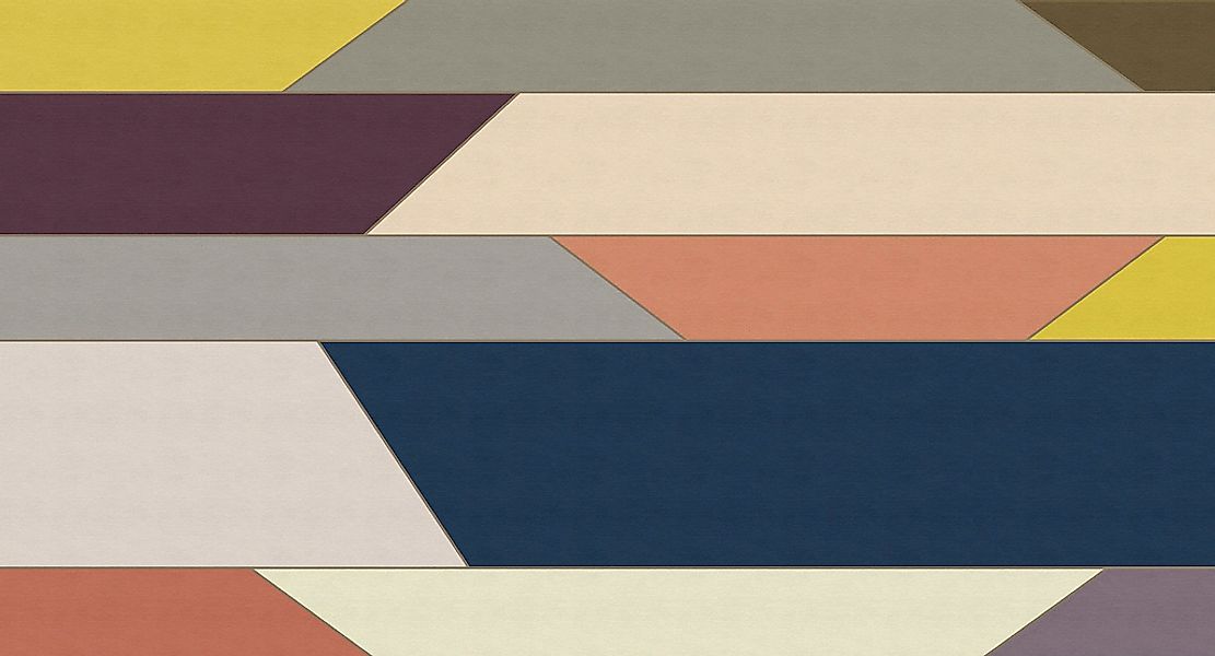 living walls Fototapete "Walls by Patel Geometry 1" glatt Vlies, Wand, Schr günstig online kaufen
