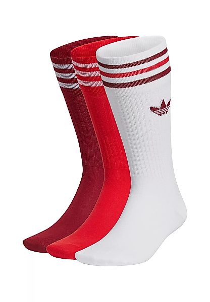 Adidas Originals Adicolor Solid Crew Socken EU 31-34 White / Collegiate Bur günstig online kaufen