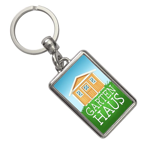 speecheese Schlüsselanhänger Gartenhaus Schlüsselanhänger mit Gartenhütte günstig online kaufen
