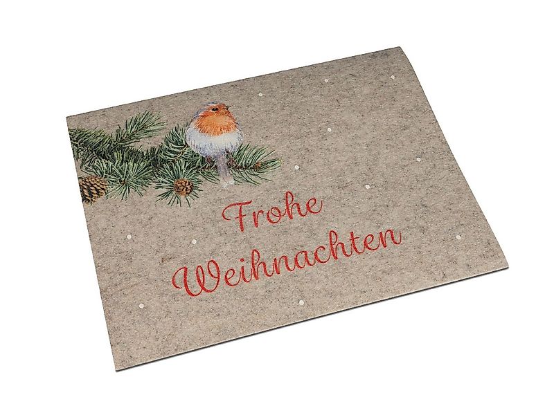 formano Platzset, Farbe: Grau, Motiv: Vogel günstig online kaufen