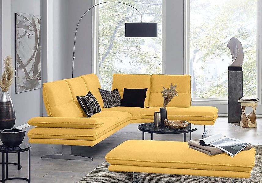 W.SCHILLIG Ecksofa "broadway, Designsofa, mit tollem Sitzkomfort, L-Form", günstig online kaufen