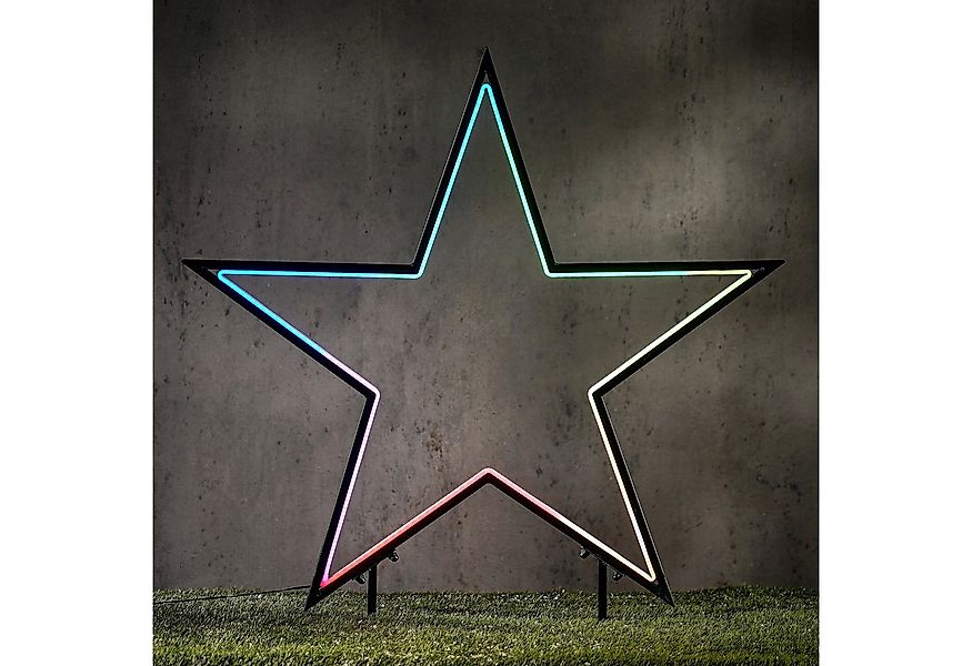 edelman LED Stern Luca Lighting Gartenstecker Neon, LED fest integriert günstig online kaufen