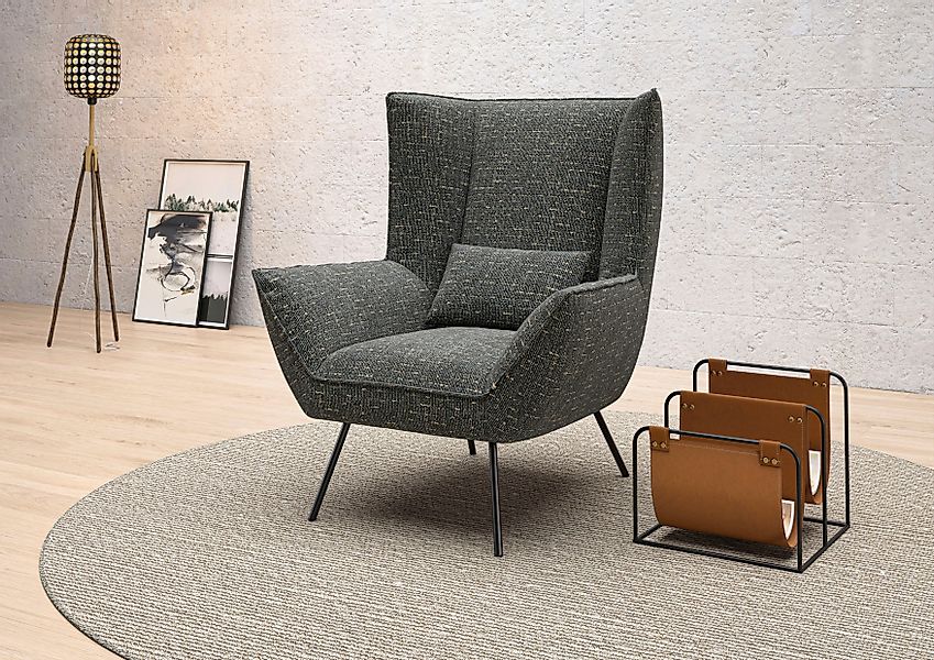 INOSIGN Sessel "Kilrea Relaxsessel, Ohrensessel" Extra hohe Rückenlehne günstig online kaufen