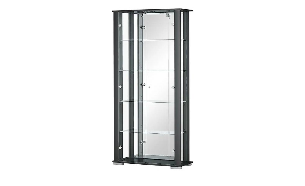 Vitrine  2-türig  Filaga ¦ schwarz ¦ Maße (cm): B: 86 H: 178,2 T: 38.2 Schr günstig online kaufen