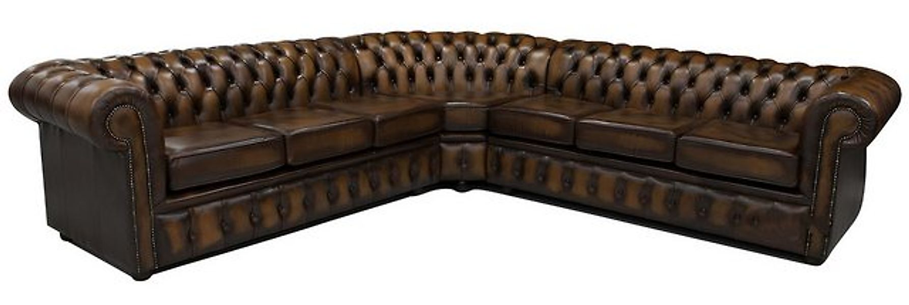 Xlmoebel Ecksofa Ledersofa Chesterfield Eckcouch Polstersitzgarnitur Couch günstig online kaufen